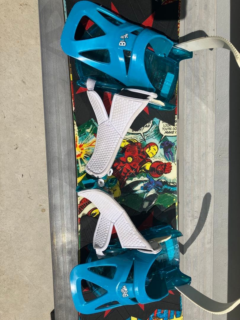 Burton スノーボードMarvel Comics サイズ115㎝3点セット