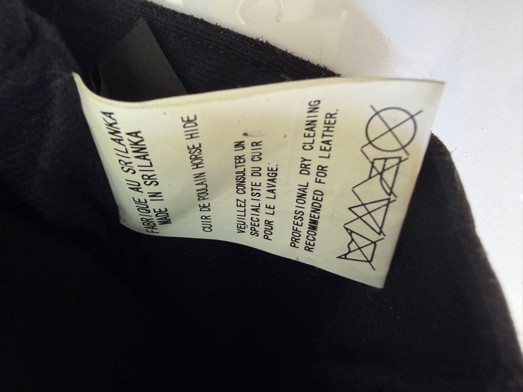 Y's for men/ワイズフォーメン 馬革 ベルト付き レザー手袋