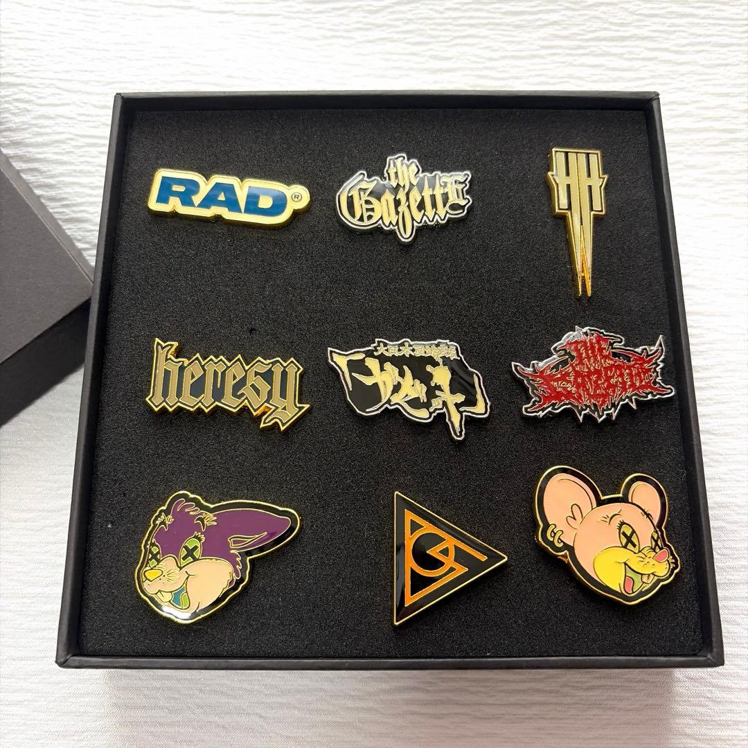 the GazettE 20TH ピンバッジセット