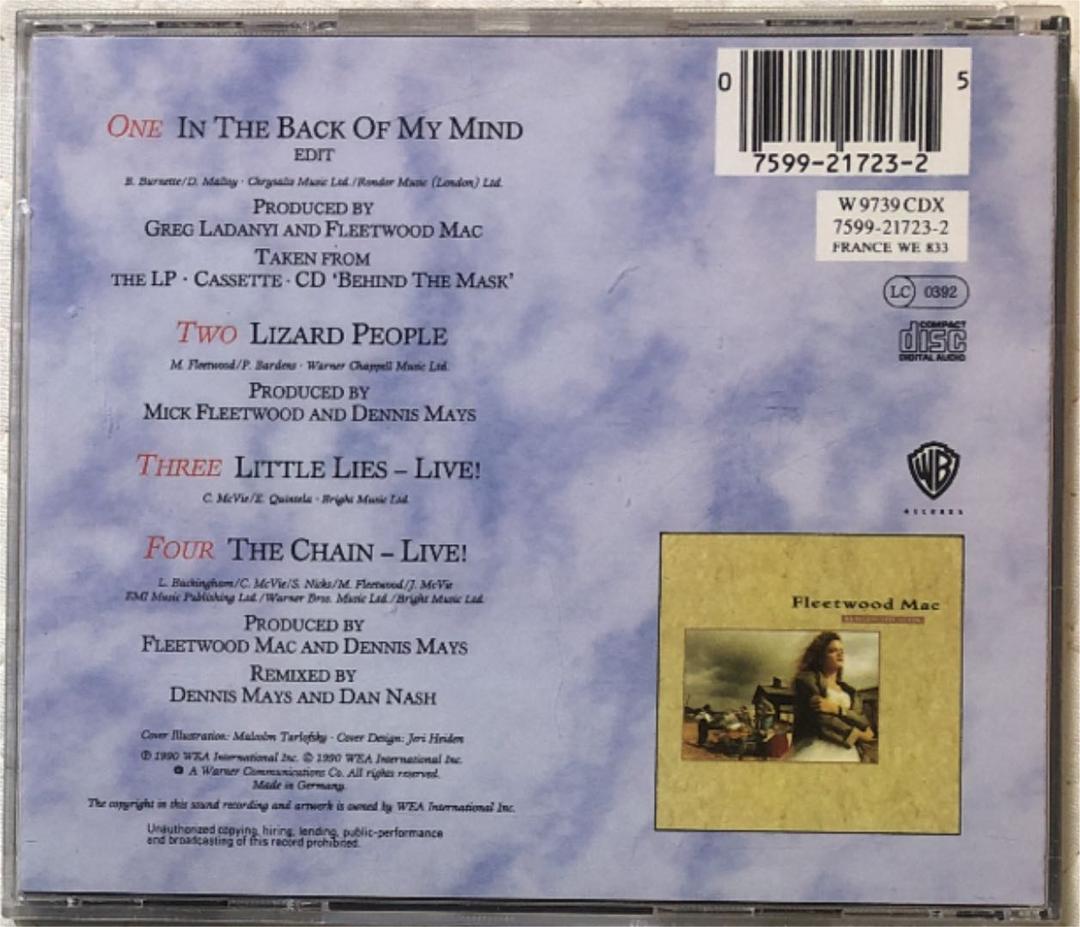 Fleetwood Mac/ Save Me & In The Back Of〜