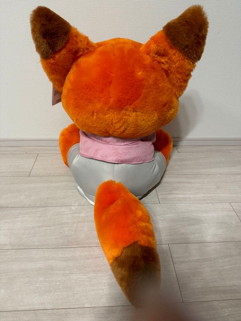 ズートピア　ニック disney ディズニー　ブランケット入りぬいぐるみ50cm