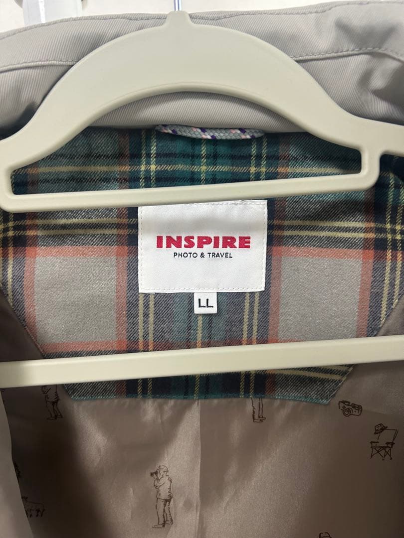 INSPIRE グレー ブルゾンLLサイズ　新品未使用　特別値下げ中