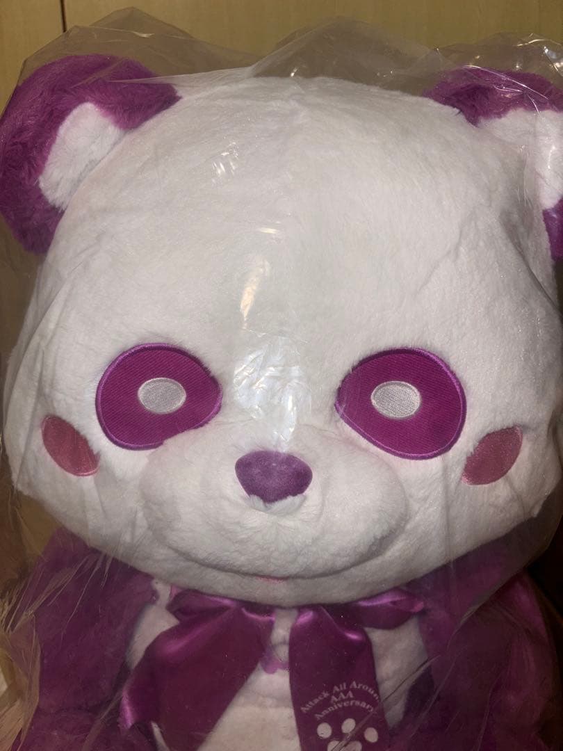 AAA 15th BIGぬいぐるみ　パープル　黄色まとめ売り