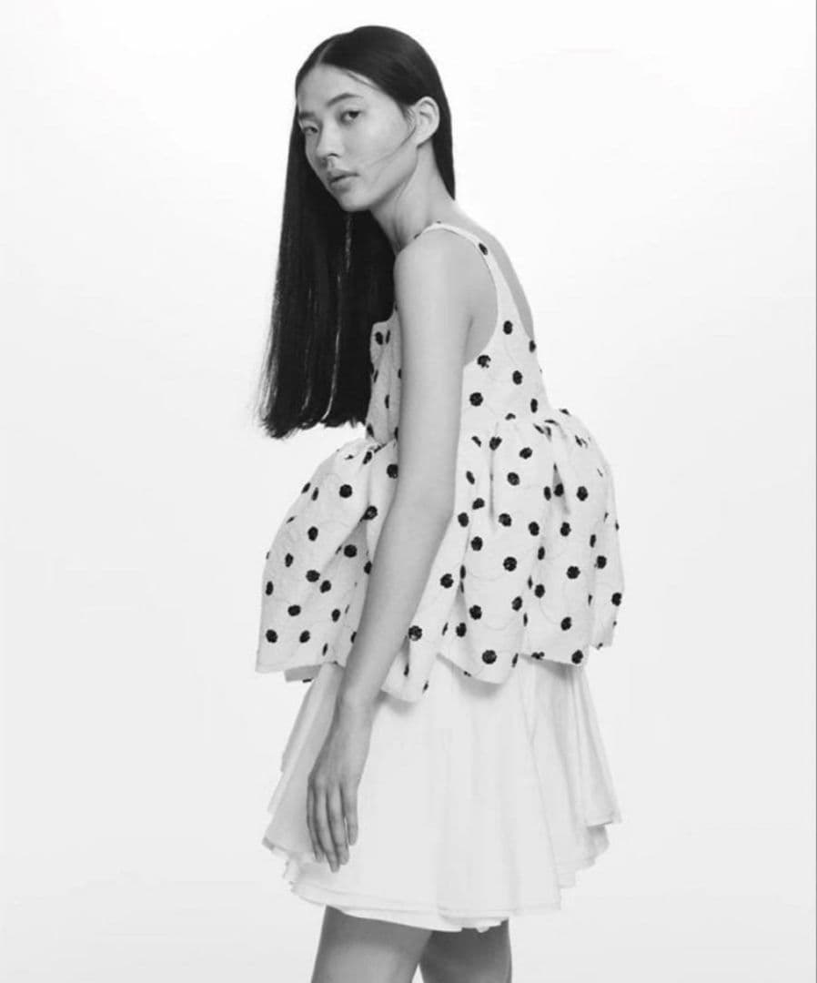 Bibiy peplum キャミソール