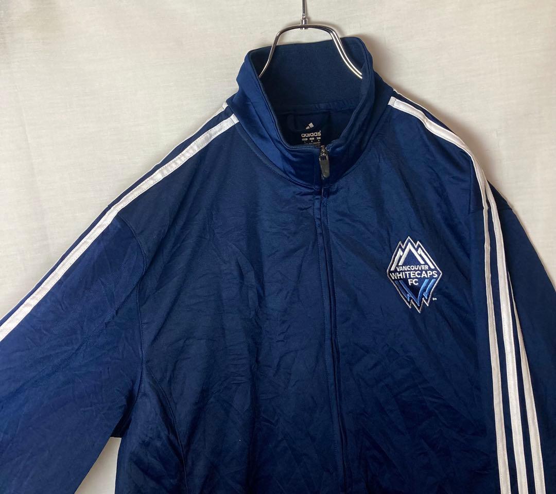 MLSバンクーバーホワイトキャップス×adidasジャージトラックジャケットL