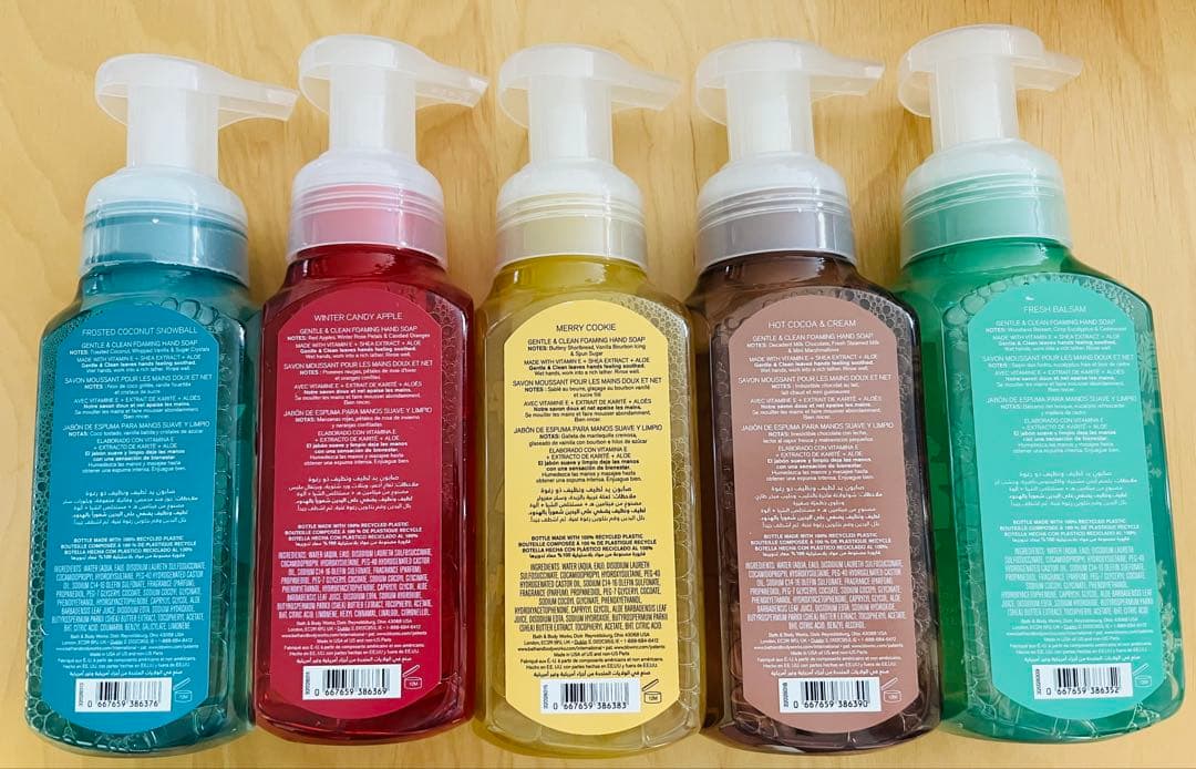 Bath & body works ハンドソープ　クリスマス5点セット