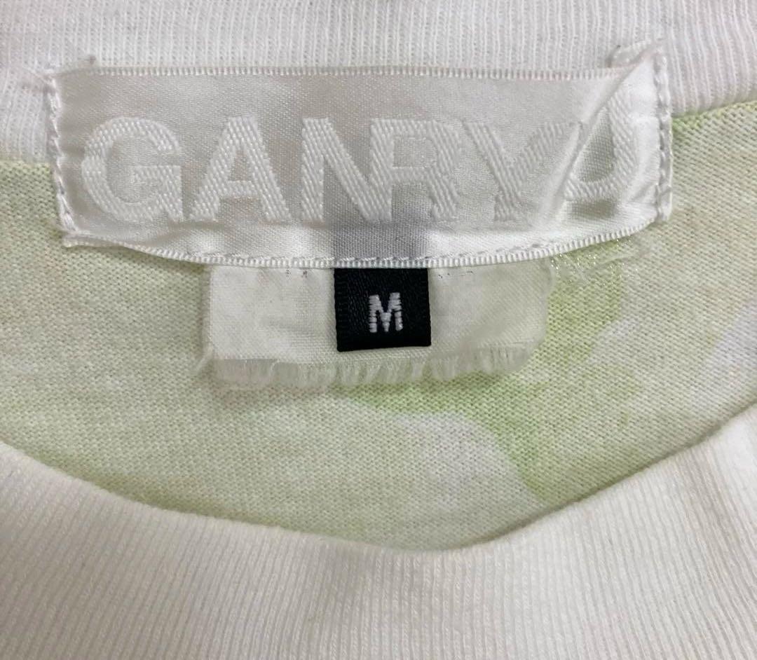 【希少】GANRYU COMME des GARÇONS 総柄Tシャツ　サメ刺繍