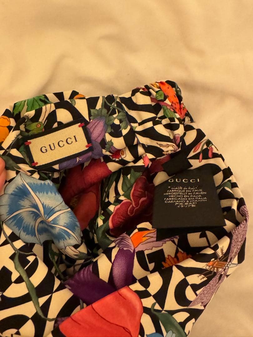 GUCCI 花柄 ヘアバンド フリーサイズ