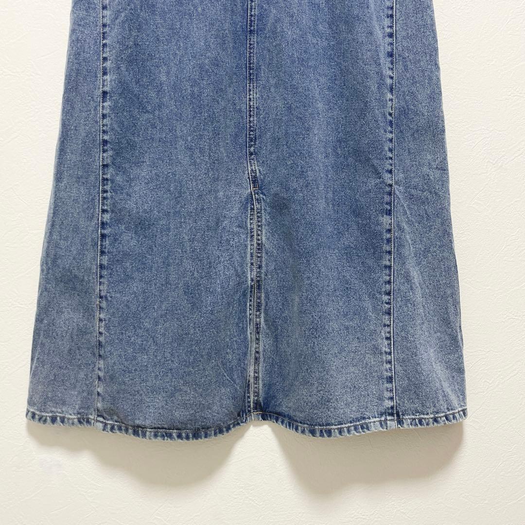 【ピュアルセシン】綿レーヨンデニムスカート/新品未使用/25SS/オールシーズン