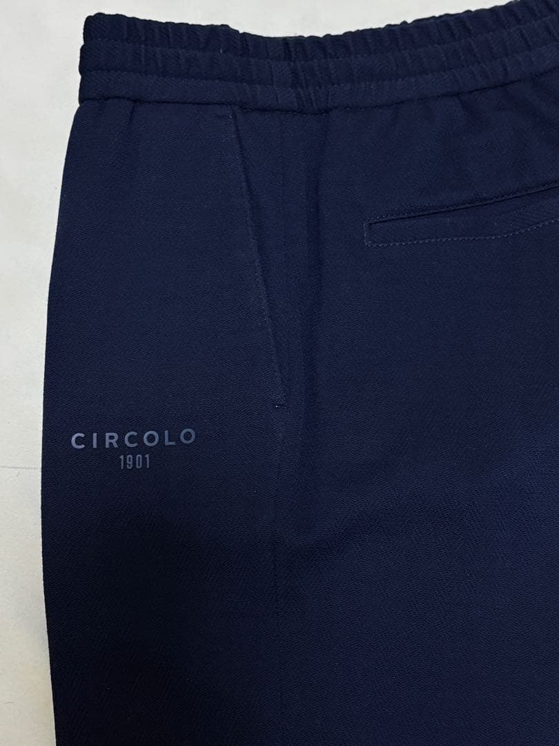 CIRCOLO 1901 ネイビー セットアップジャージジャケット&パンツ