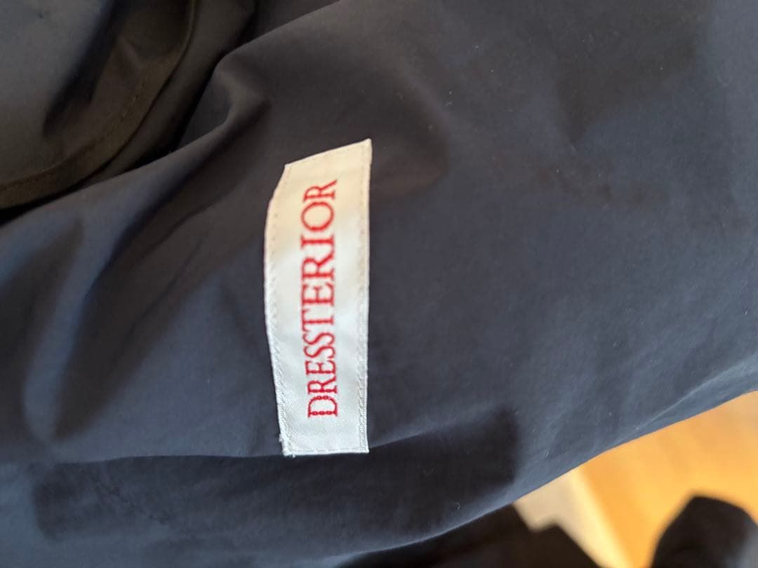 【ほぼ新品】DRESSTERIOR ドレステリア　トレンチコート　ネイビー
