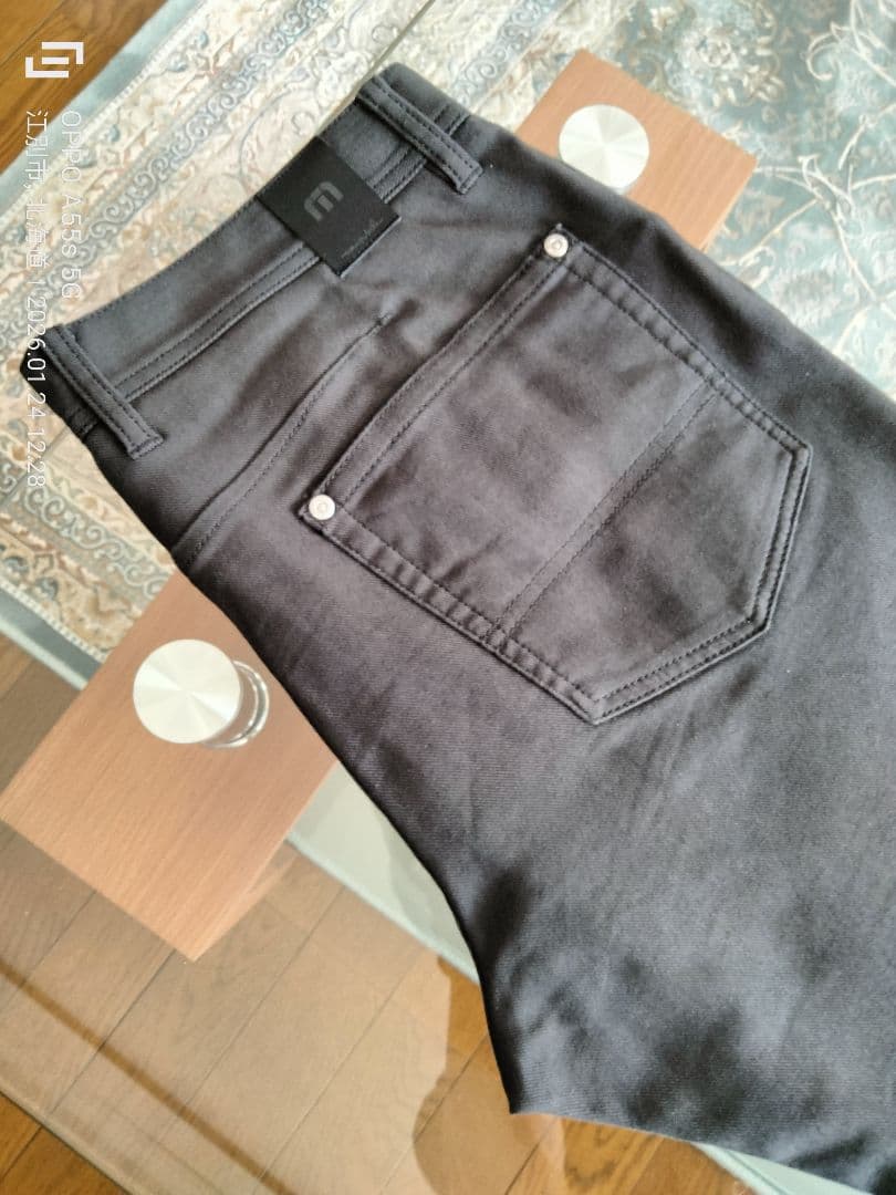 【美品】トラビスマシューメンズSLIMフィットストレッチ パンツ（Lサイズ）