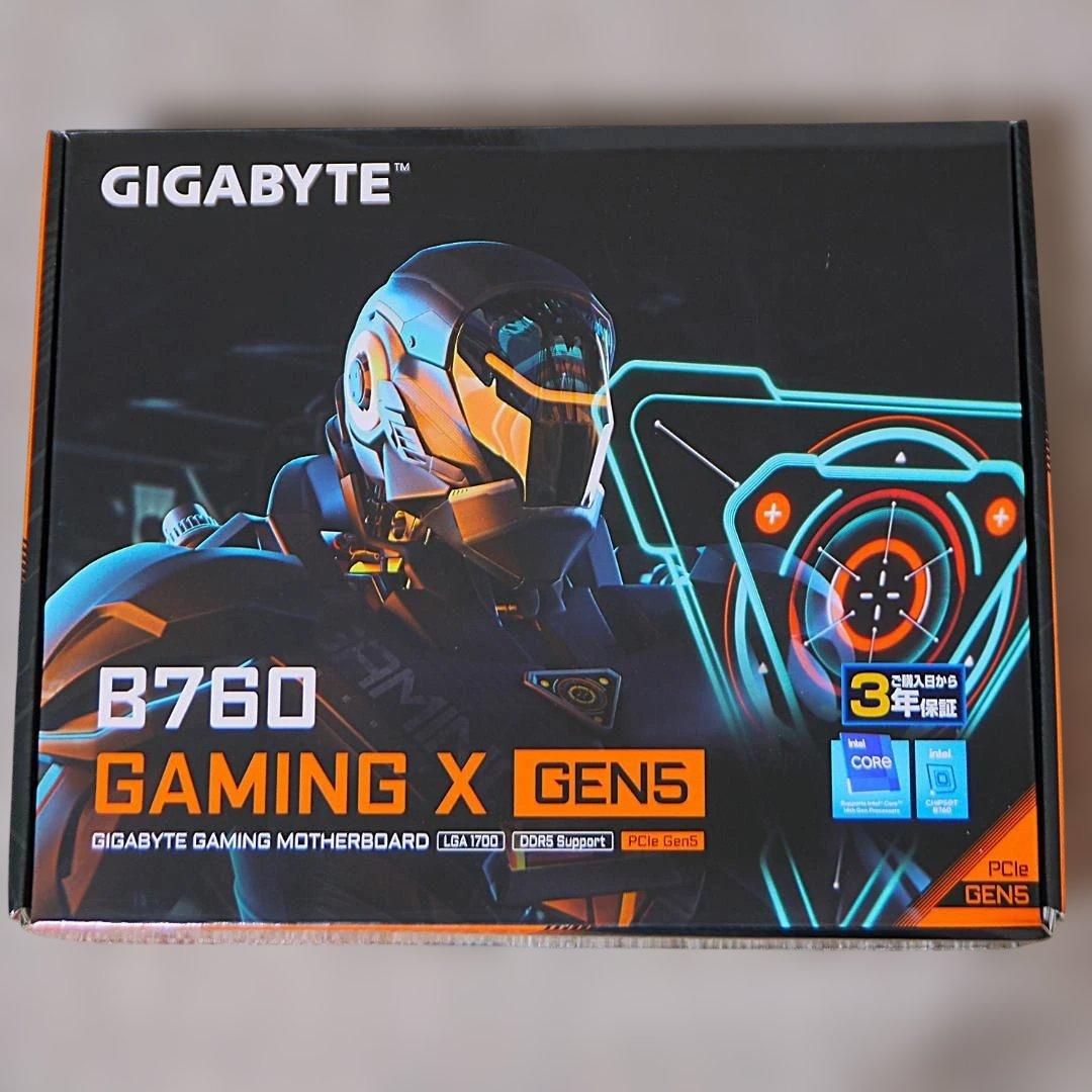 GIGABYTE B760GAMINGXGEN5 DOS/Vマザーボード