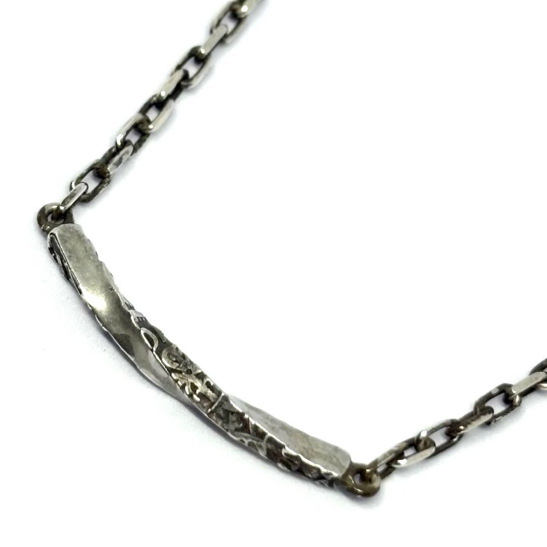 【AQUA SILVER】幸せの６ペンス 50cm 燻し SILVER