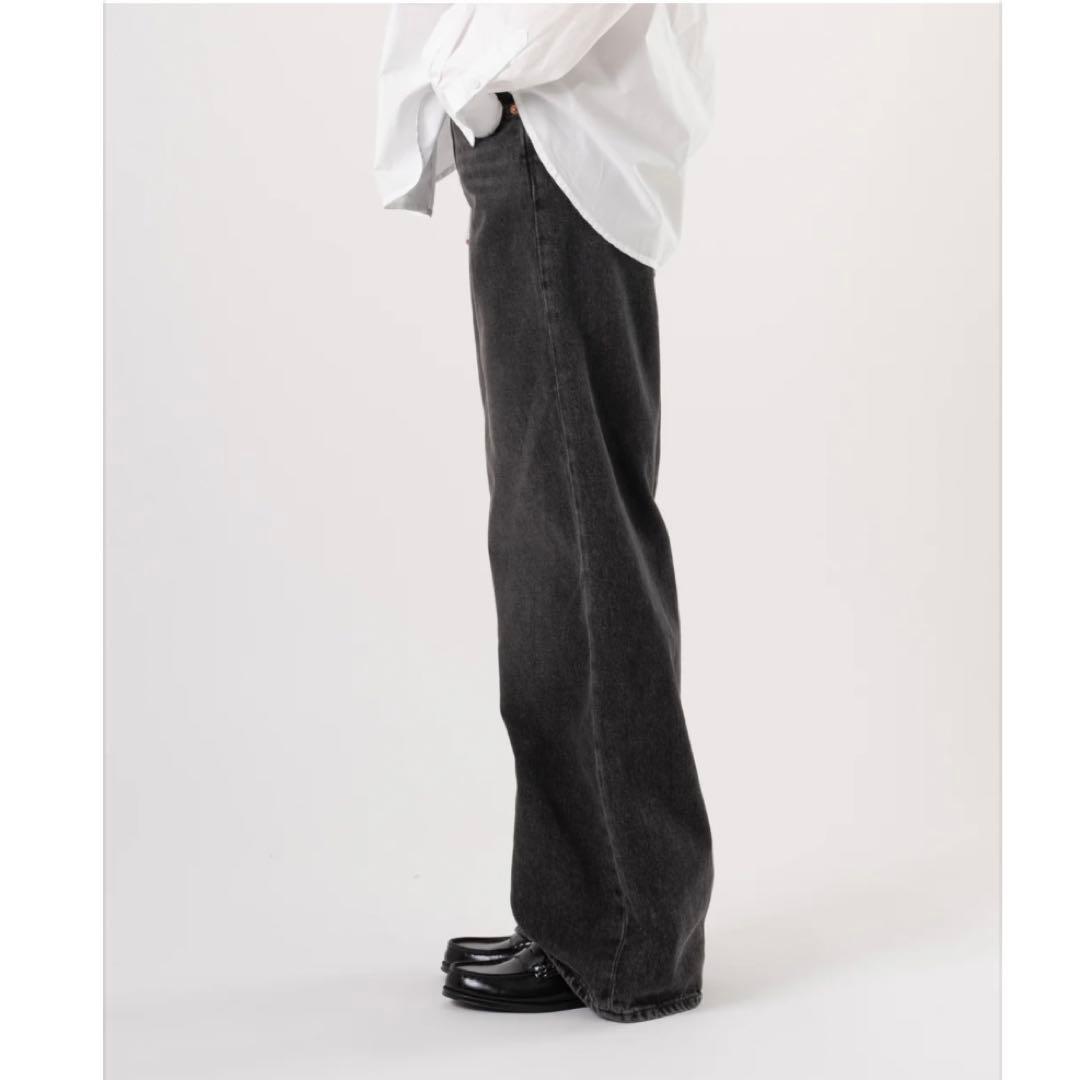 リーバイス　RIBCAGE WIDE LEG ジーンズ ブラック