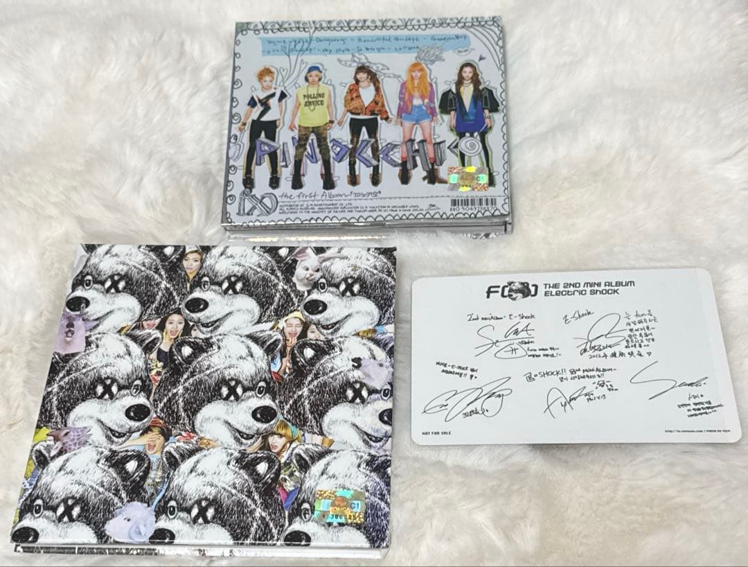 f(x) CD アルバム 2枚 セット トレカ 付き