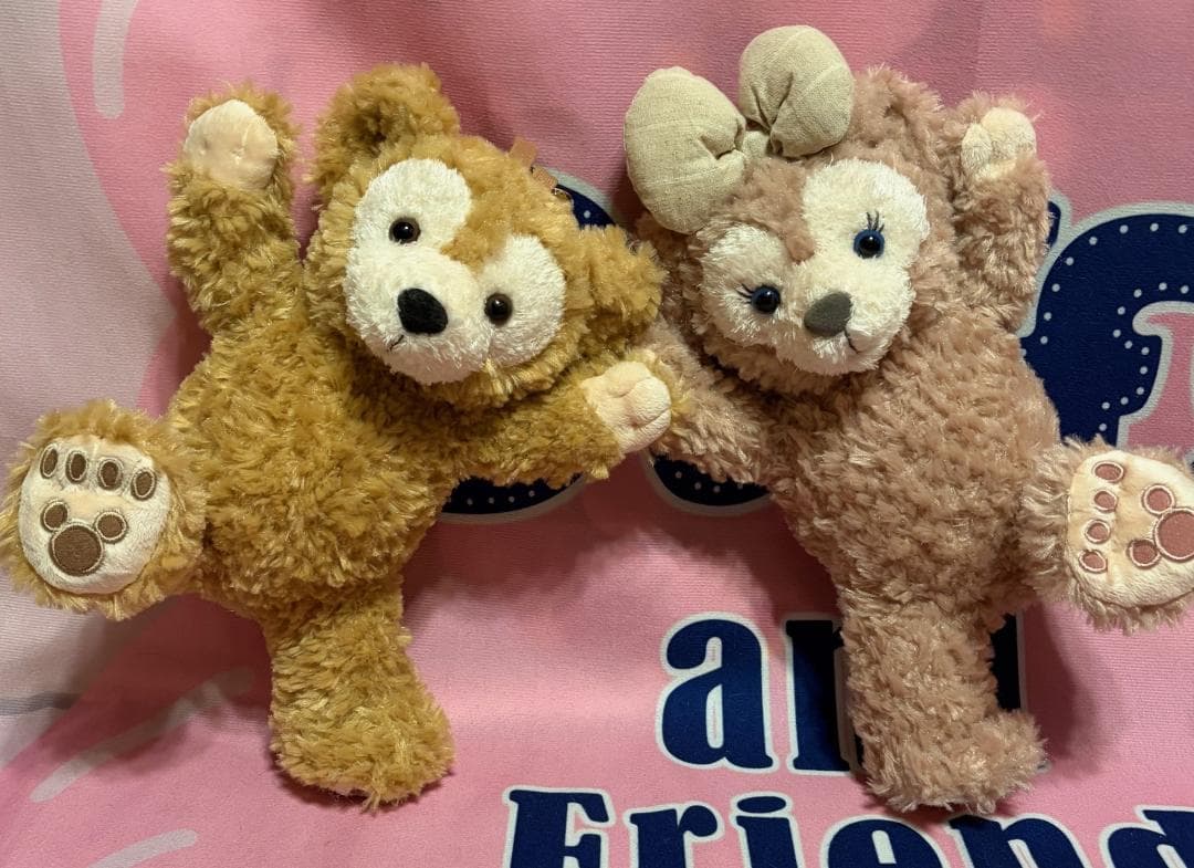 くまのべあ ダッフィー＆シェリーメイ 4体セット
