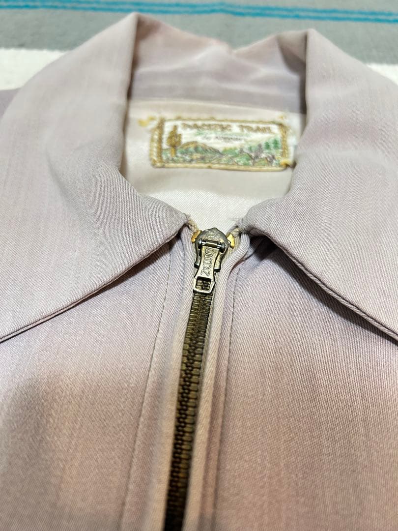 50s ギャバジャン　レーヨン　ギャバジン