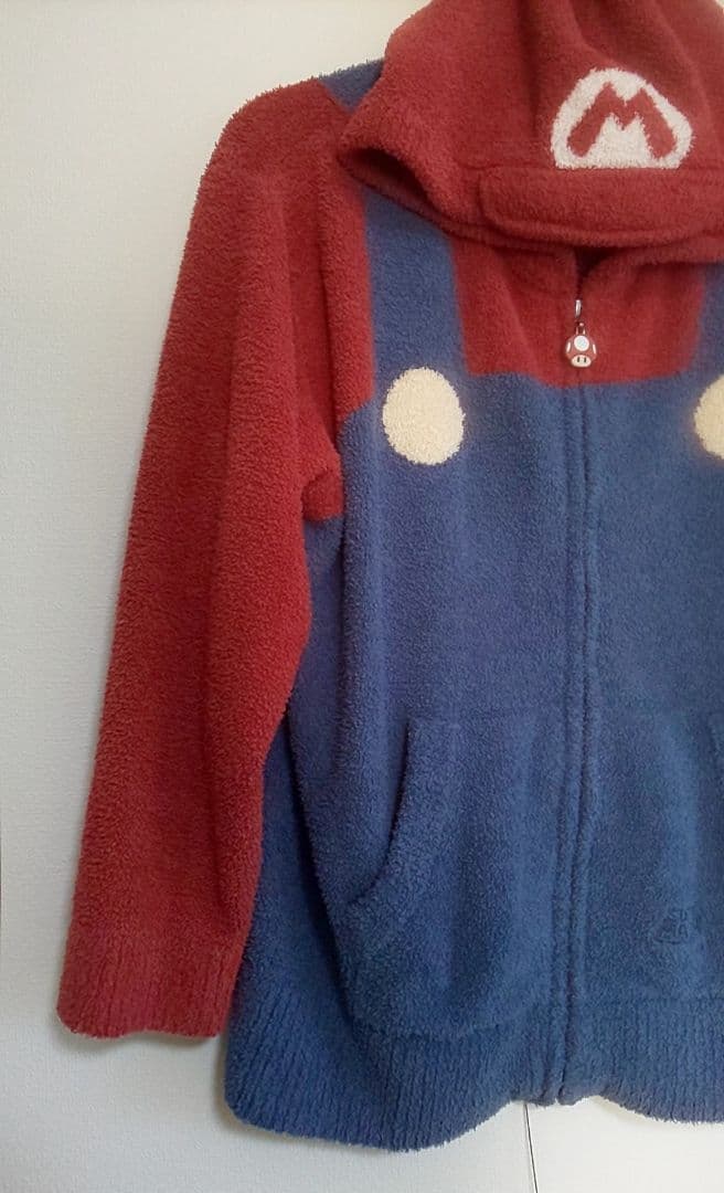 ジェラートピケ × マリオ コラボ ルームウェア 美品 キノピオ パーカー