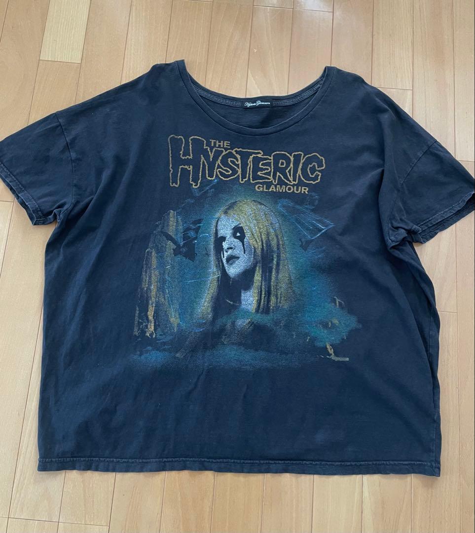 Hysteric Glamour Tシャツ ゆったりめ 黒