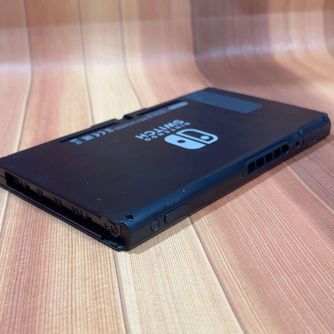 純正付属品付 任天堂 Switch 本体 新型 458 ネオンレッド/ブルー