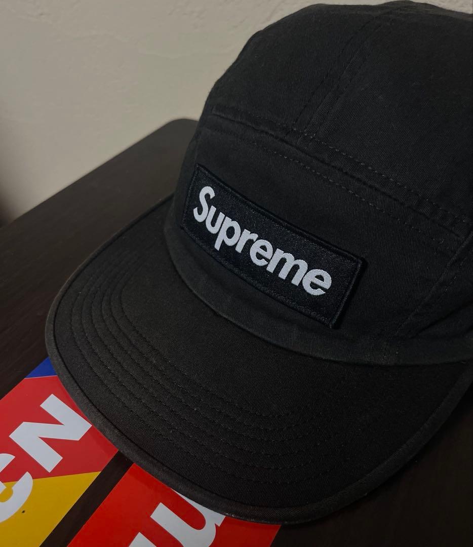 Supreme シュプリーム　キャップ 帽子　ブラック　ジェットキャップ
