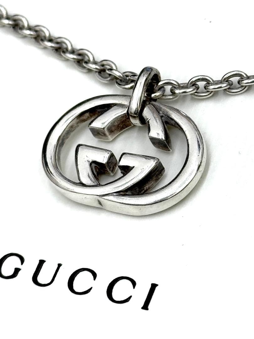 ★GUCCI　インターロッキングG　ネックレス　SV925