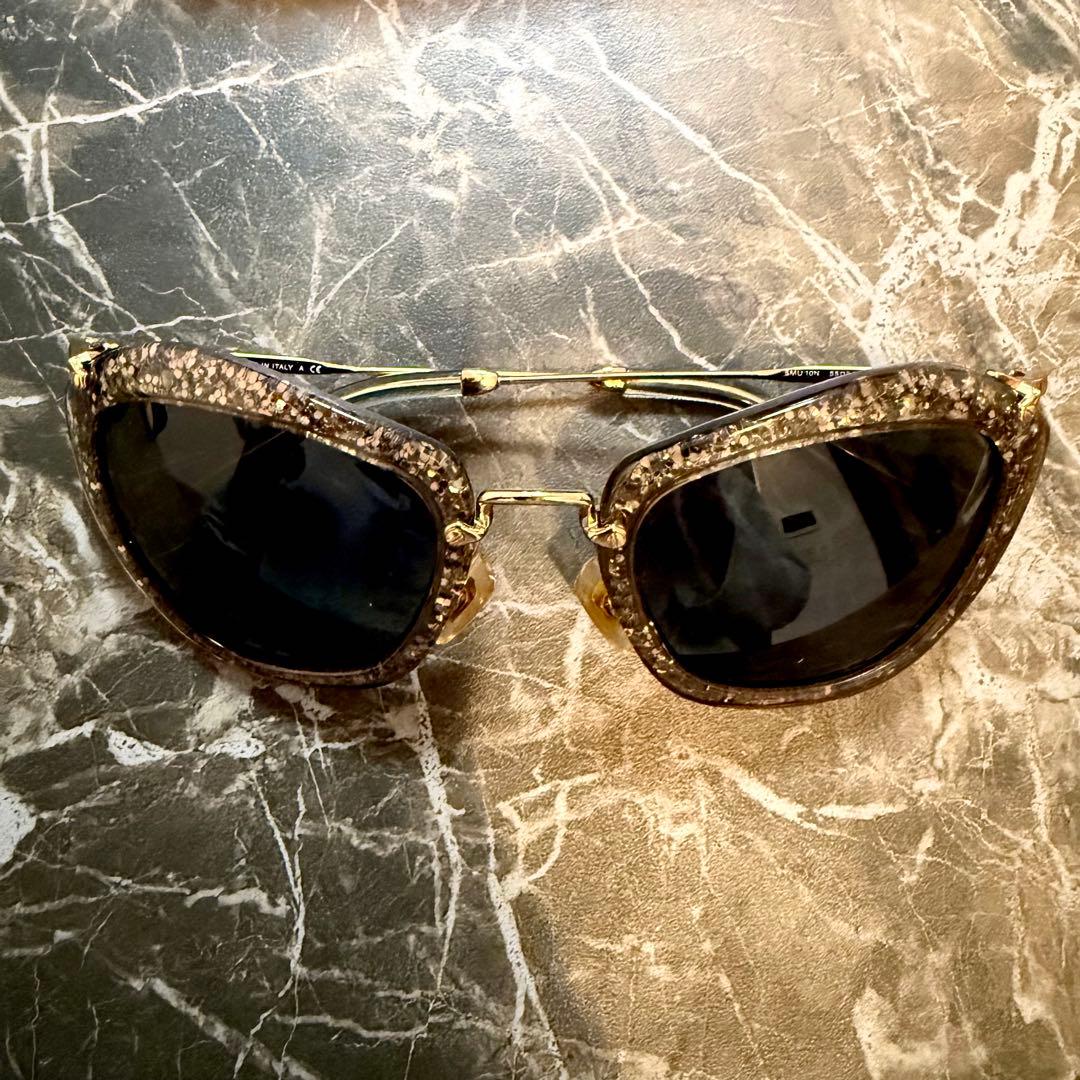 Miu Miu ミュウミュウ　グリッター　サングラス　レディース