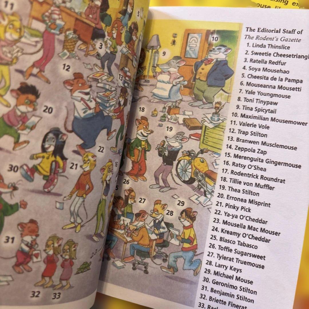 英語　絵本　洋書　児童書　geronimo stilton 多読　ジョロニモ