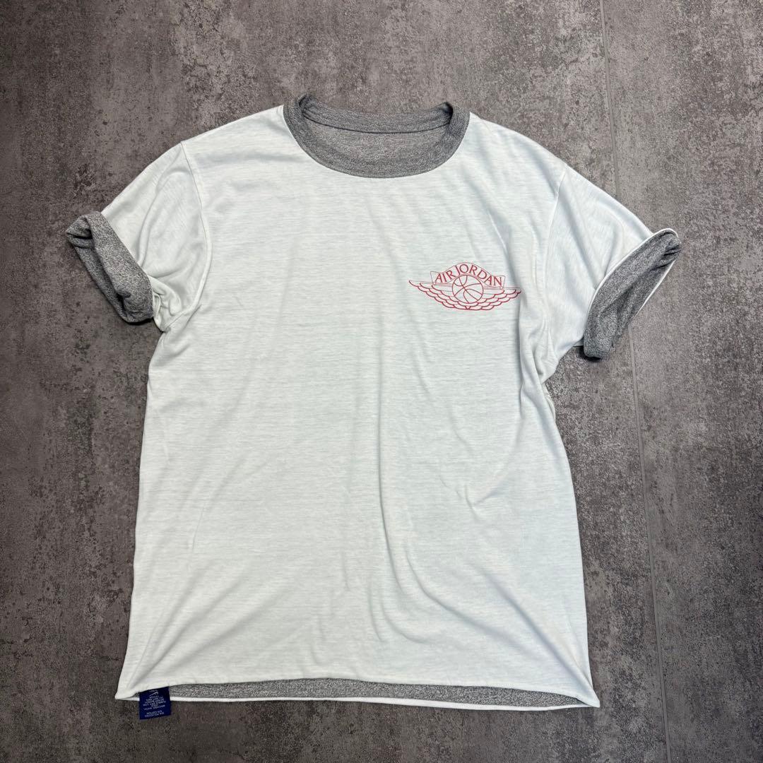 80s NIKE jordan ウィングマーク ダブルフェイス Tシャツ