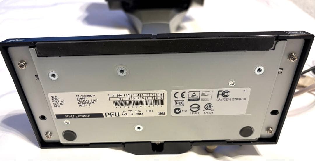 富士通 ScanSnap FI-SV600 ドキュメントスキャナー