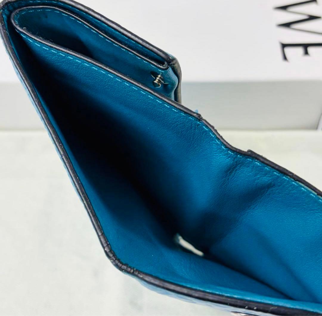 LOEWE【三つ折財布】