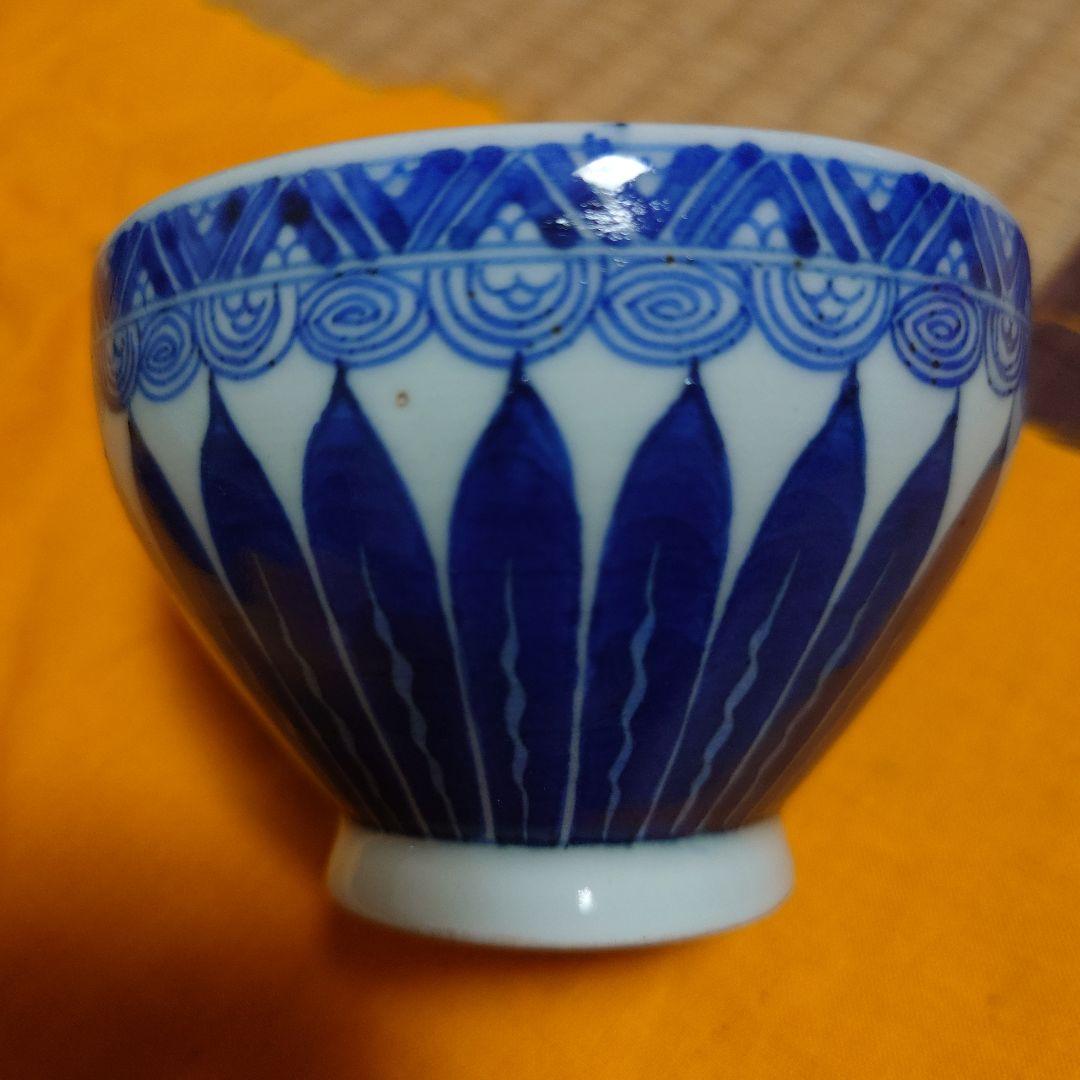 グッドさん専用 染伊利南京　茶碗　五人前　箱つき