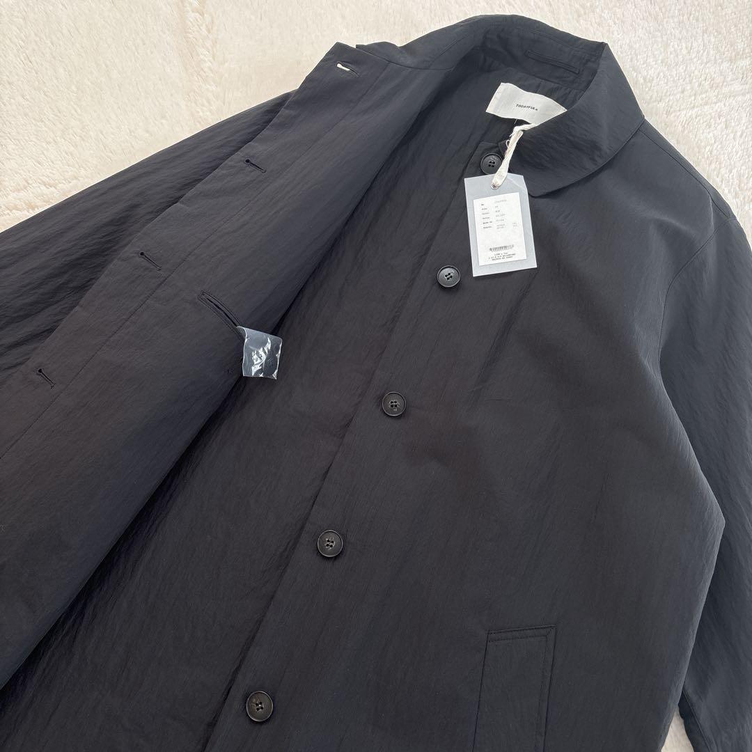 新品✨TODAYFUL ステンカラー　オーバー　コート　ブラック　38