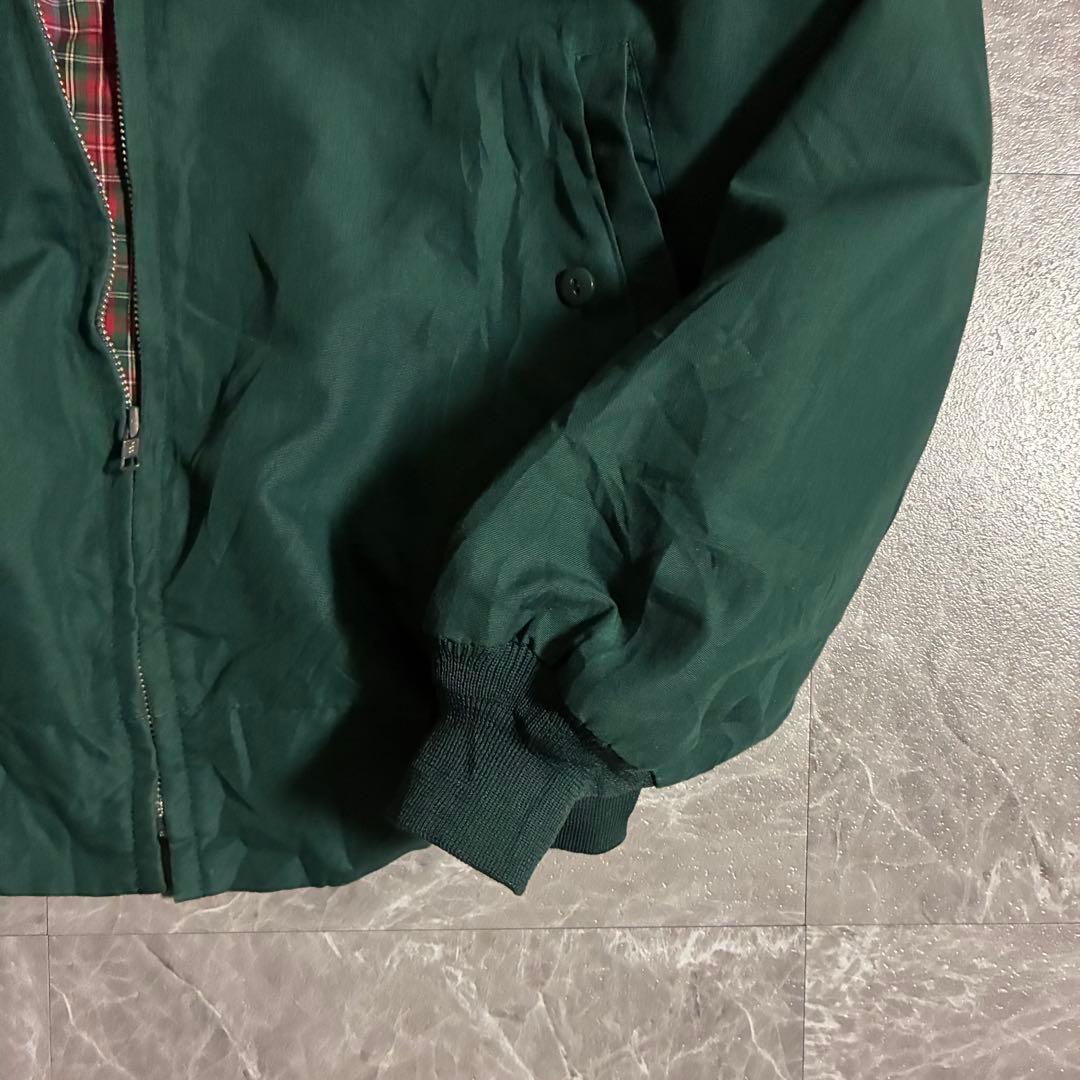80s【USA製】Cal Craftハリントンジャケット チェックライナー