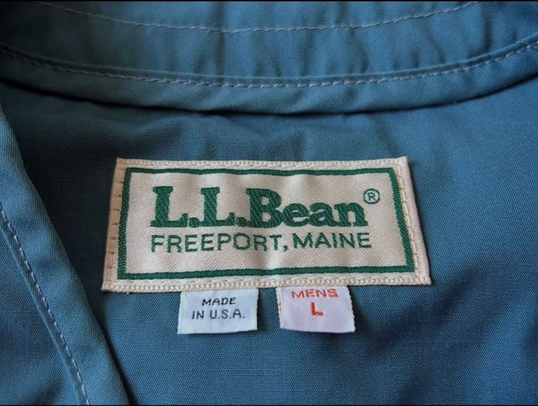 80's L.L.Bean フィッシングベスト Lサイズ グレー