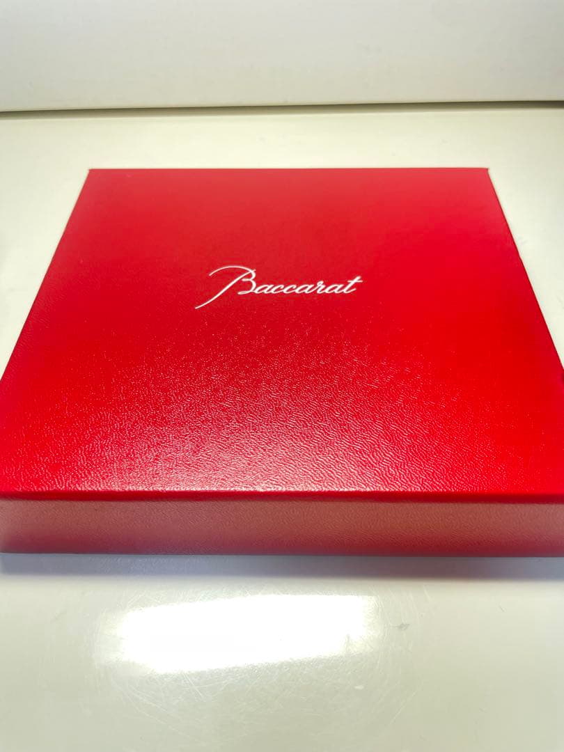 Baccarat エングレーブデザイン グラス オリジナル箱付き