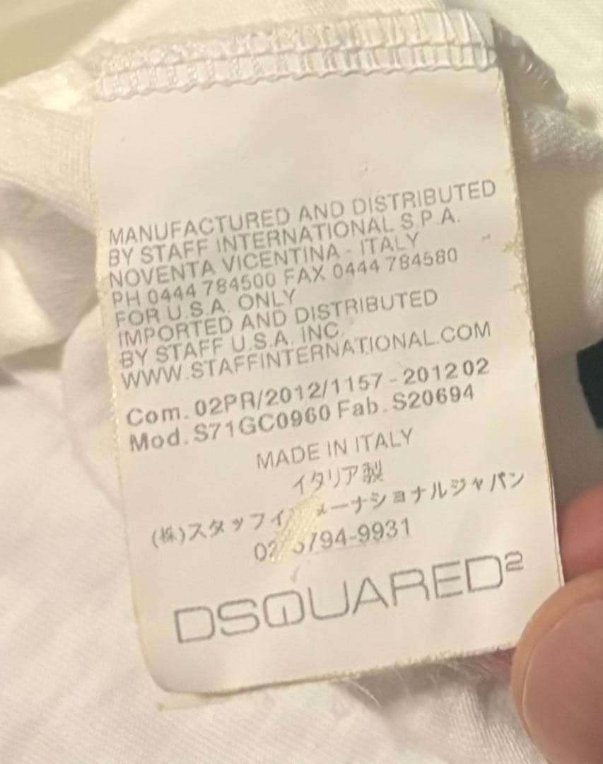 DSQUARED2 BAD KITTY ノースリーブTシャツ