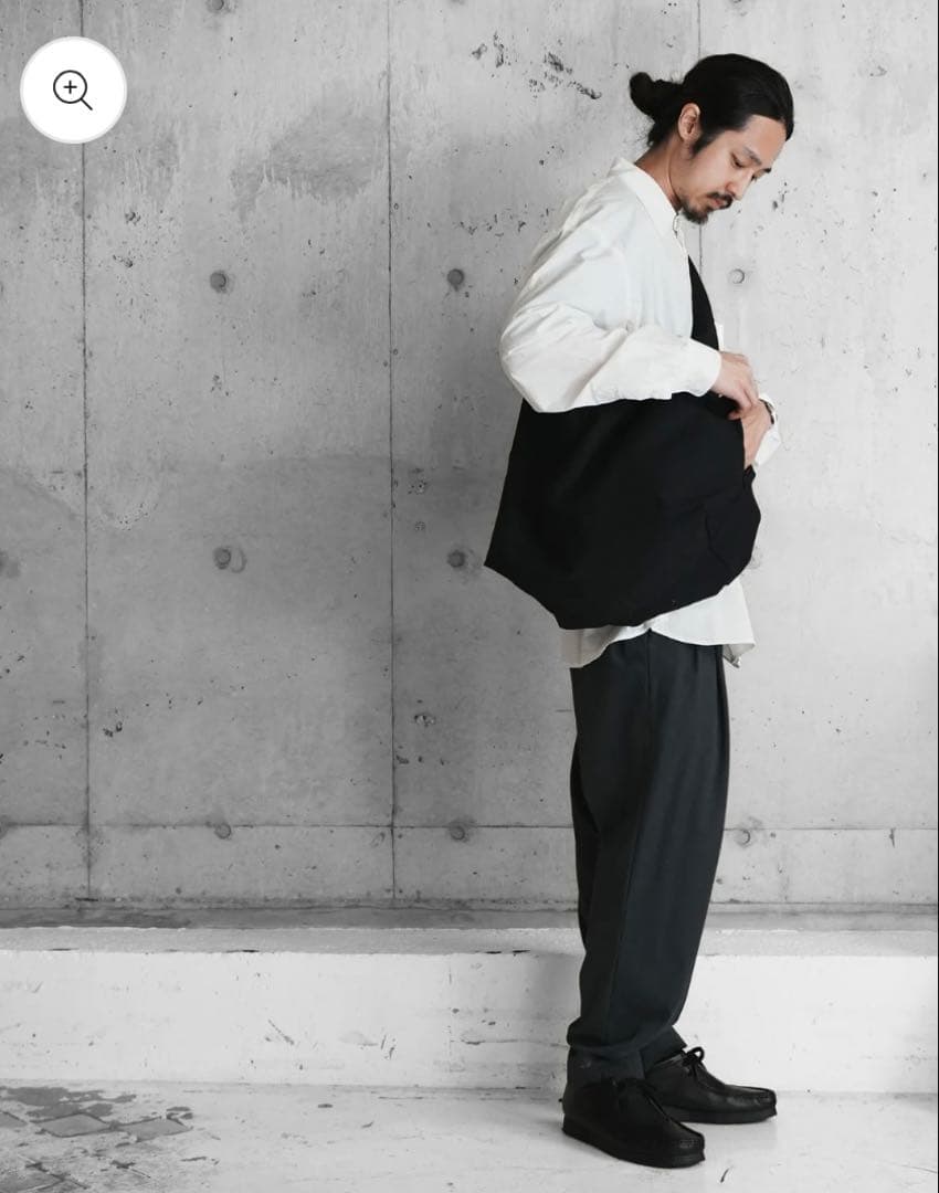 【mù_ 】 POSTMAN BAG / BLACK
