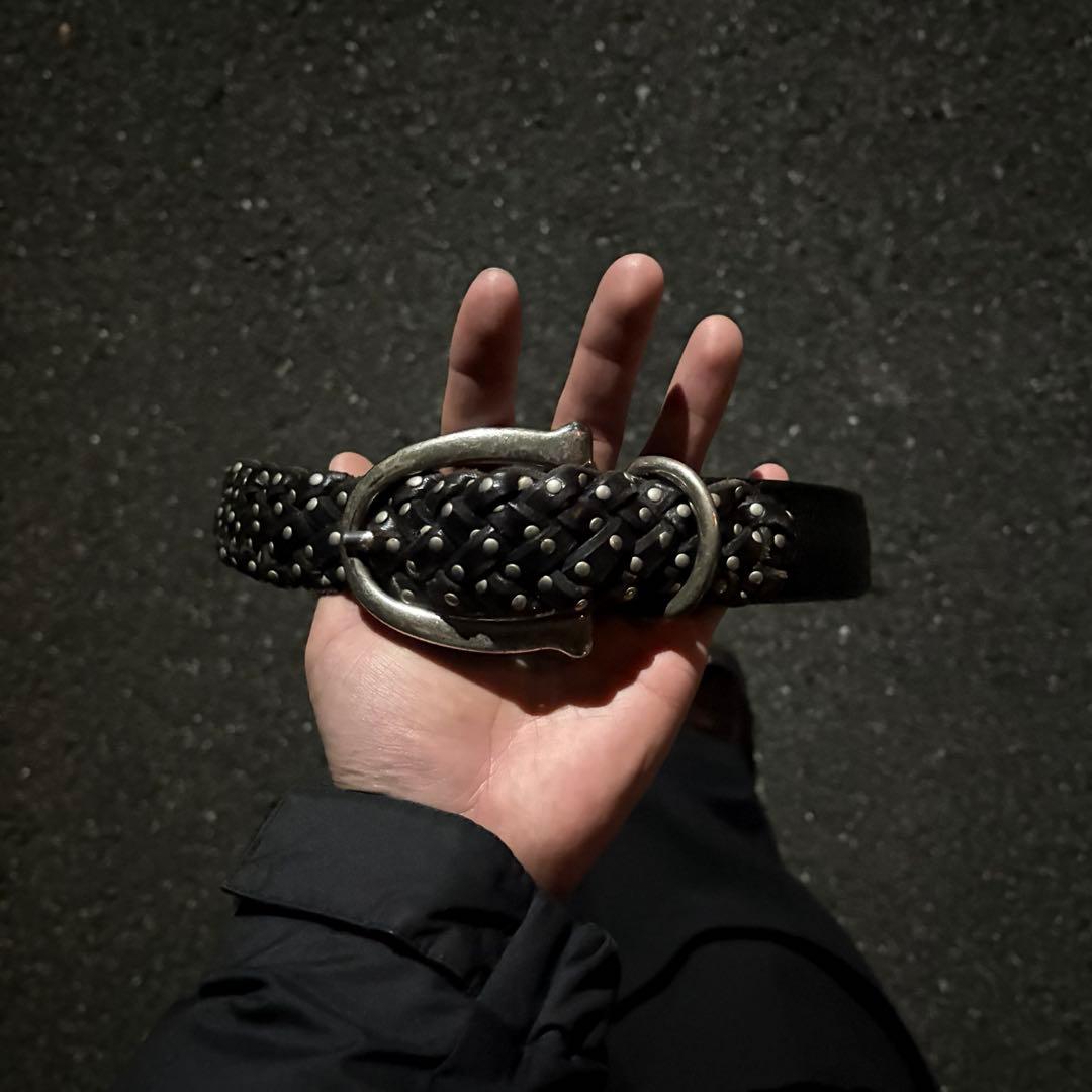 studs belt archive 本革 y2k 90s