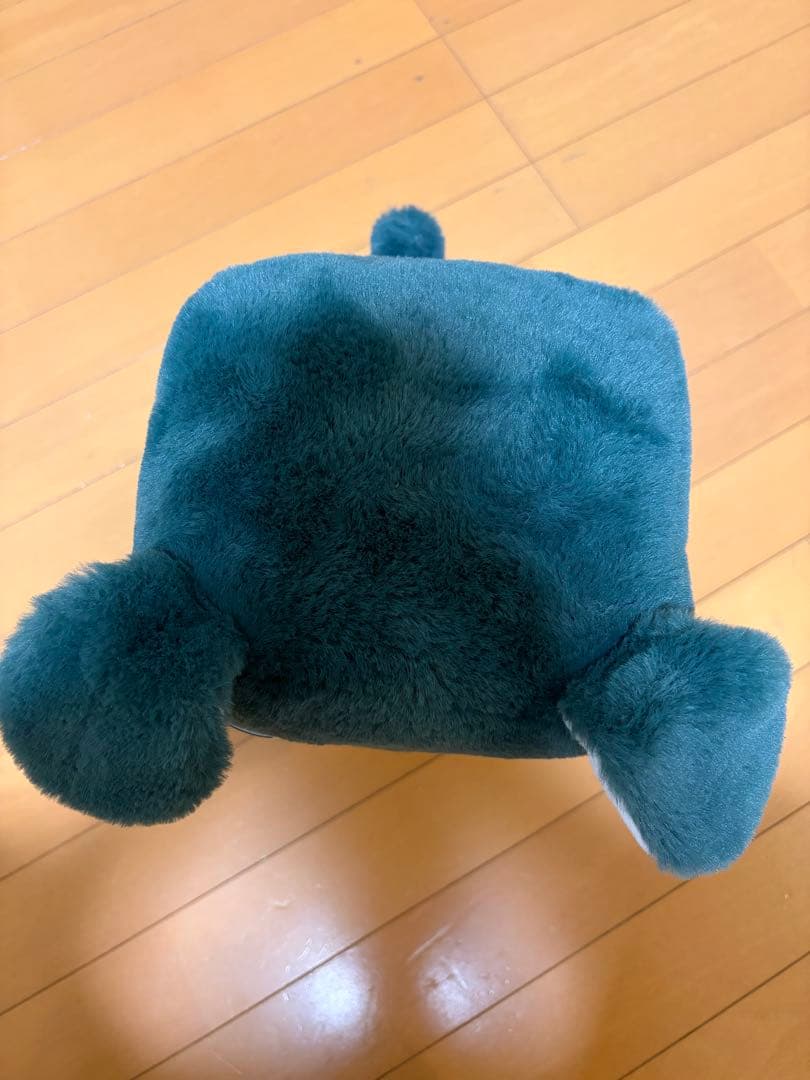 三菱自動車 デリカミニ 特大 デリ丸 BIG ぬいぐるみ 緑色 非売品