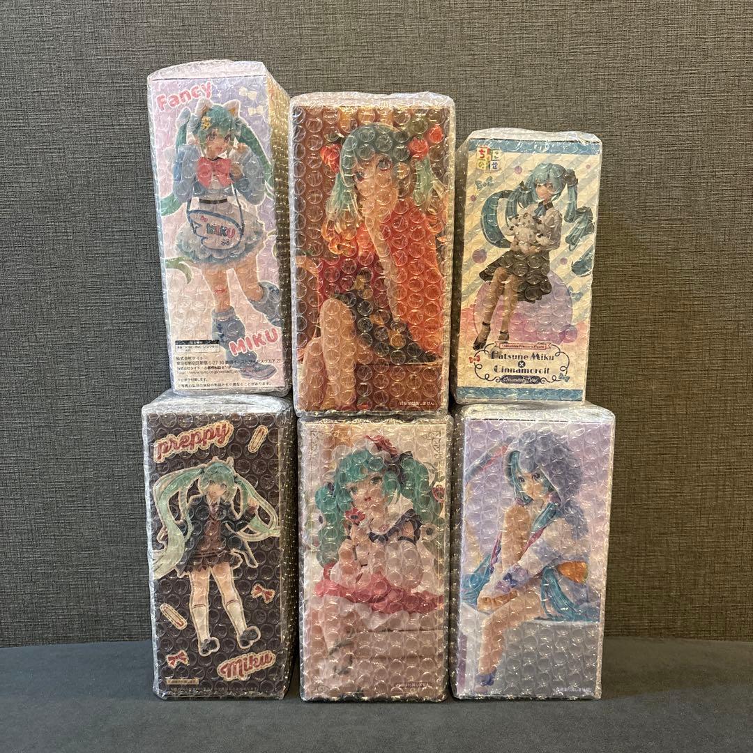 【新品・未開封】 初音ミク 大人気プライズ 6点セット
