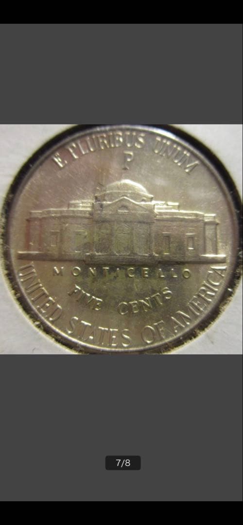 ミントエラー 1943-P PCGS AU58ジェファーソン ニッケル5c