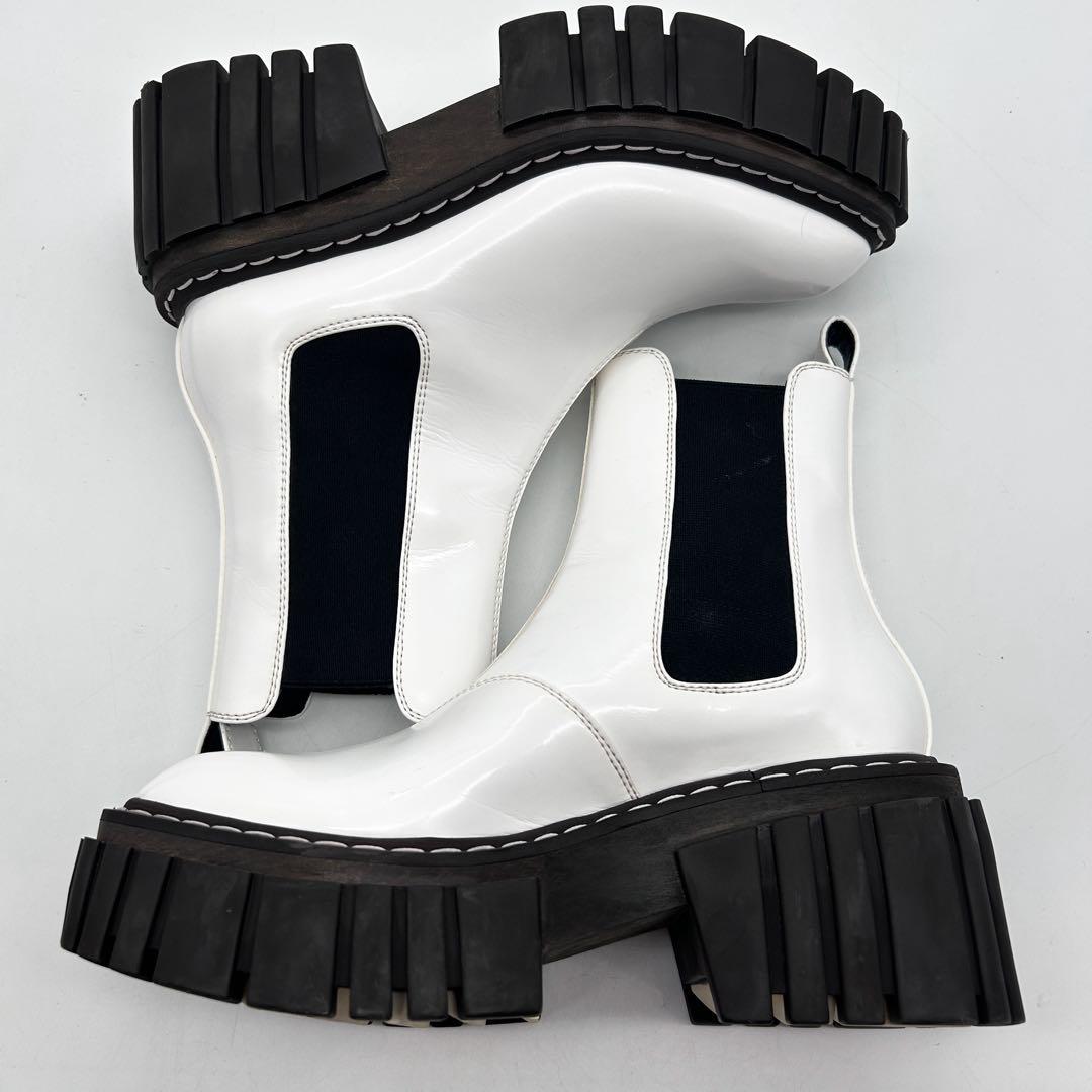 【美品】 STELLA McCARTNEY サイドゴアブーツ 36 ホワイト
