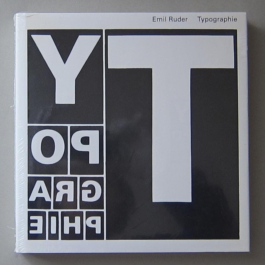【未開封】エミール・ルーダー Emil Ruder “Typography”
