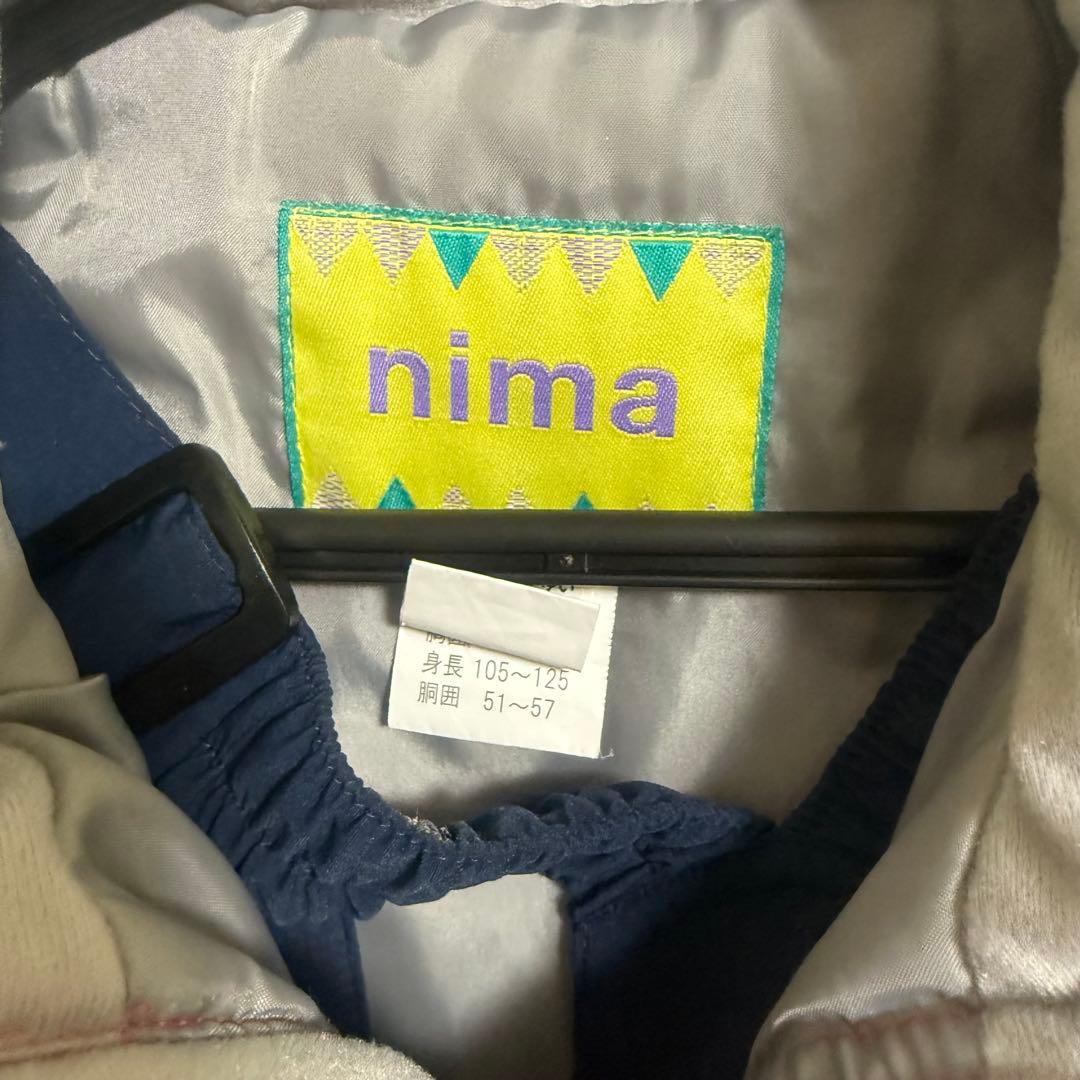 【美品】nima スノーボードウェアセット105-125手袋、スノーブーツセット