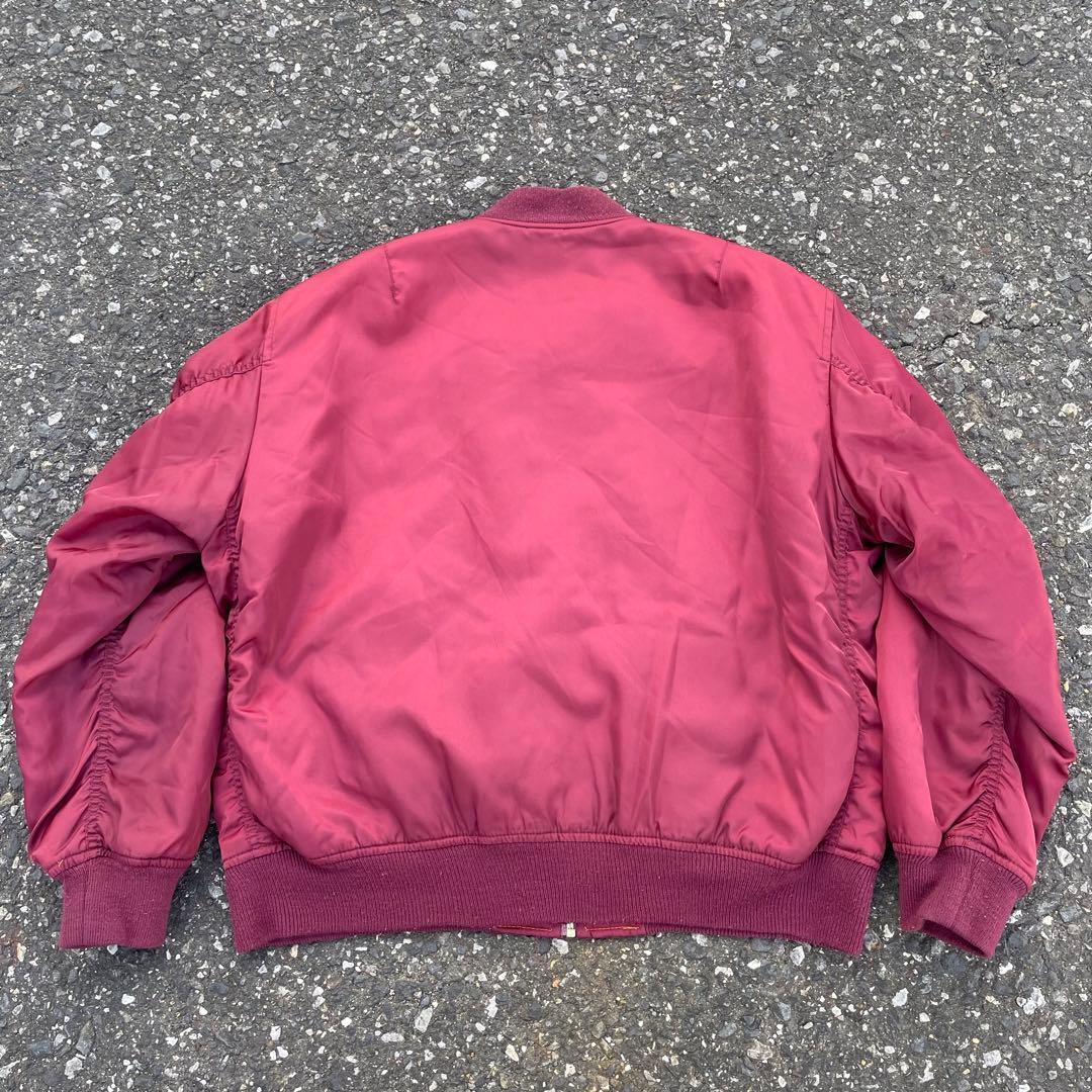 90s MA-1 フライトジャケット ボンバー CWU 中綿 ブルゾン 古着