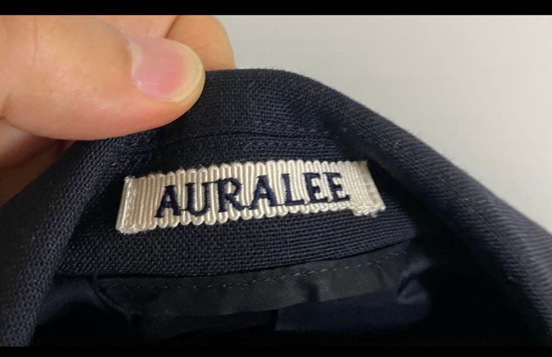 ジャケット・アウター AURALEE WOOL KID MOHAIR HOP SACK JACKET