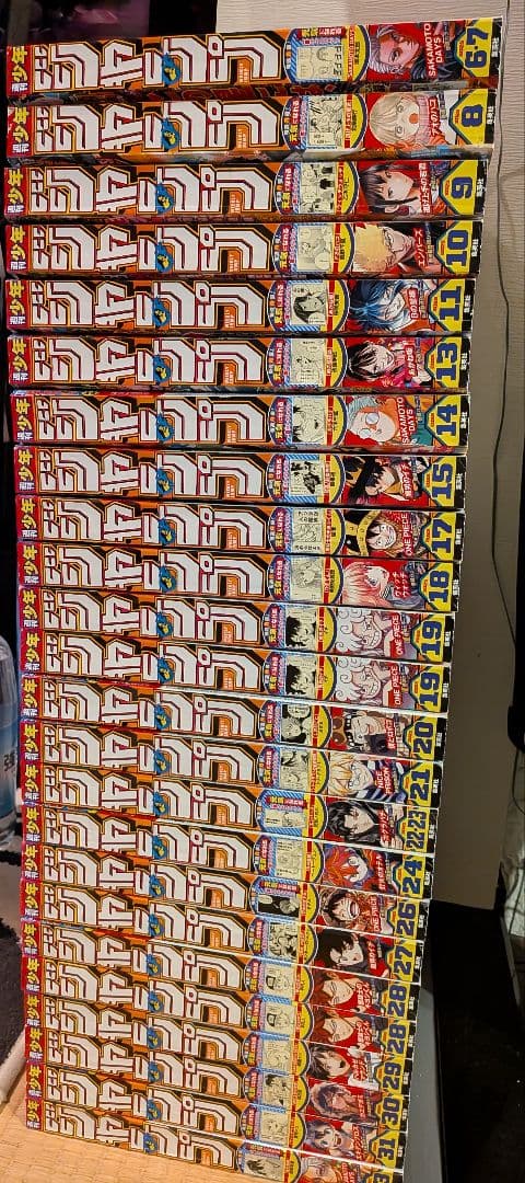 入手困難、必見ワンピース少年ジャンプ999〜1176話 177話分全付録未開封付