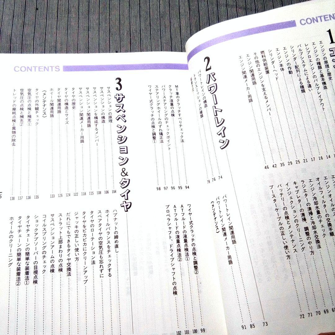 古本1992年 クルマ用語とメンテナンス